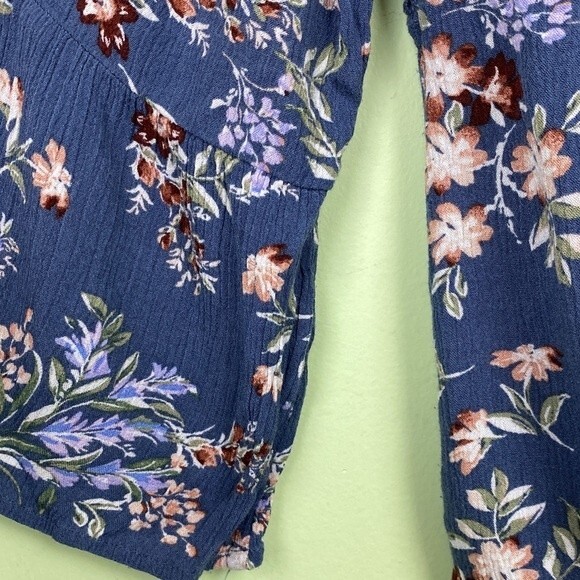 Torrid Babydoll Crochet Trim Lace-Up Top - Picture 13 of 13